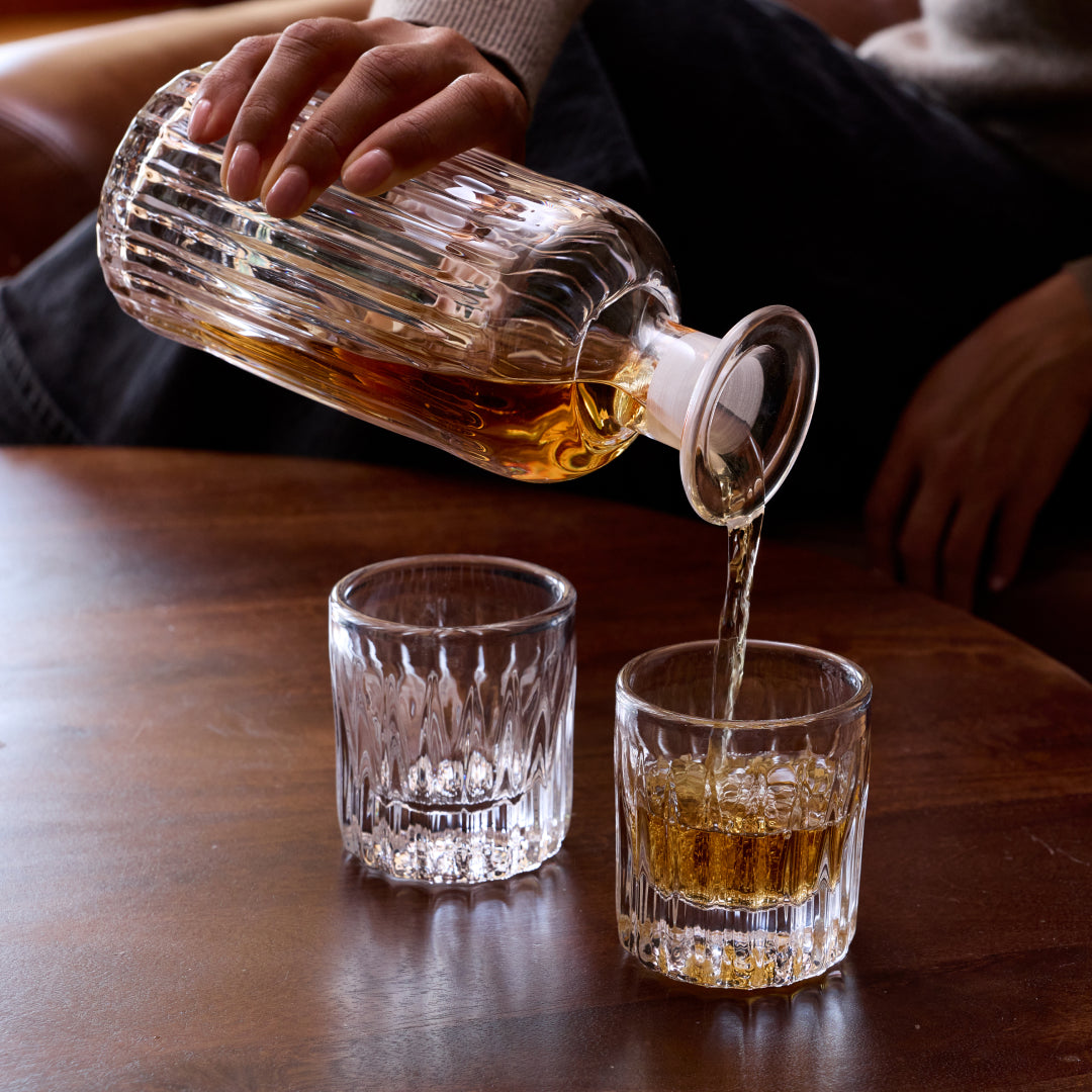 Shoreham Whiskey Decanter and Madison Whiskey Glasses