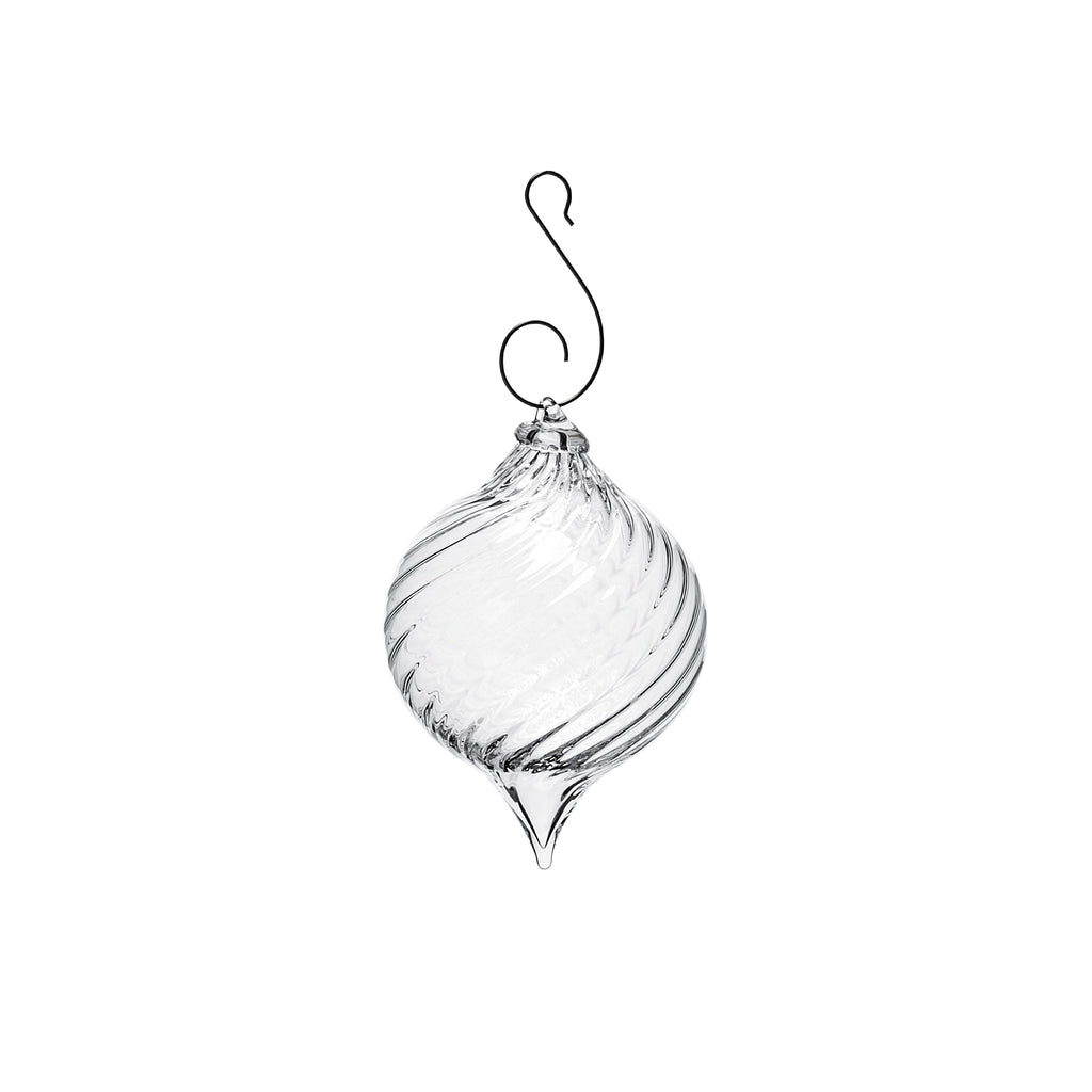 Finial Clear Optic Ornament view 1
