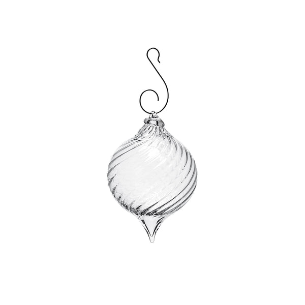 Finial Clear Optic Ornament view 1