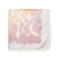 Apricot Floral Linen Napkin - 18 Inch view 1