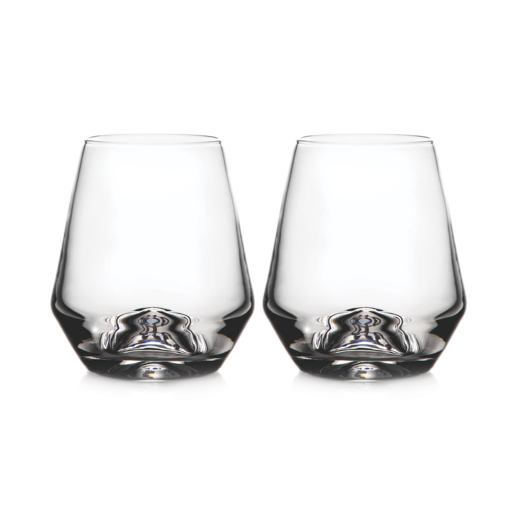 Bristol Stemless Wine Glass in Gift Box - Set of 2 view 1