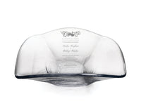 Woodbury Bowl - L with Engraved Wedding Invitation view 1