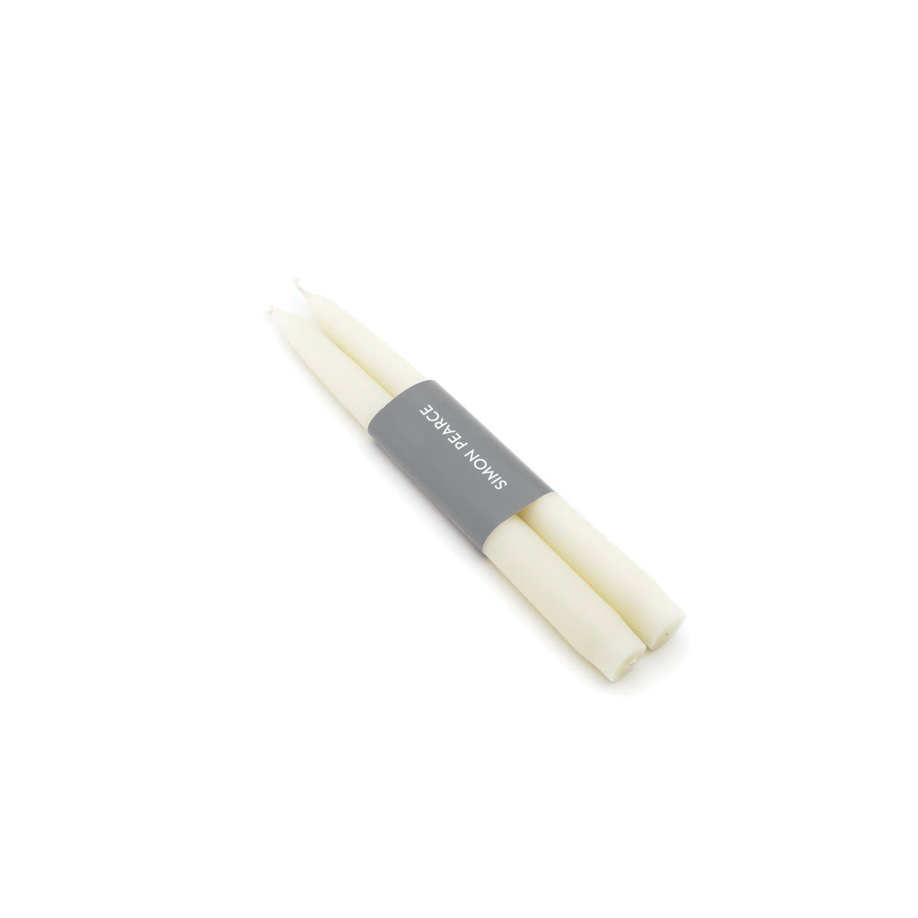 Taper Candle, Set of 2 — Ivory view 3