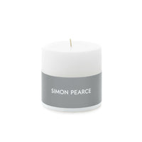 White Pillar Candle view 1