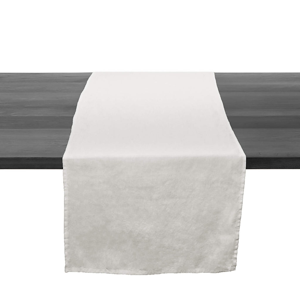 Linen Runner, 95ʺ — White