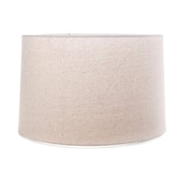 Linen Barrel Shade — Natural view 3