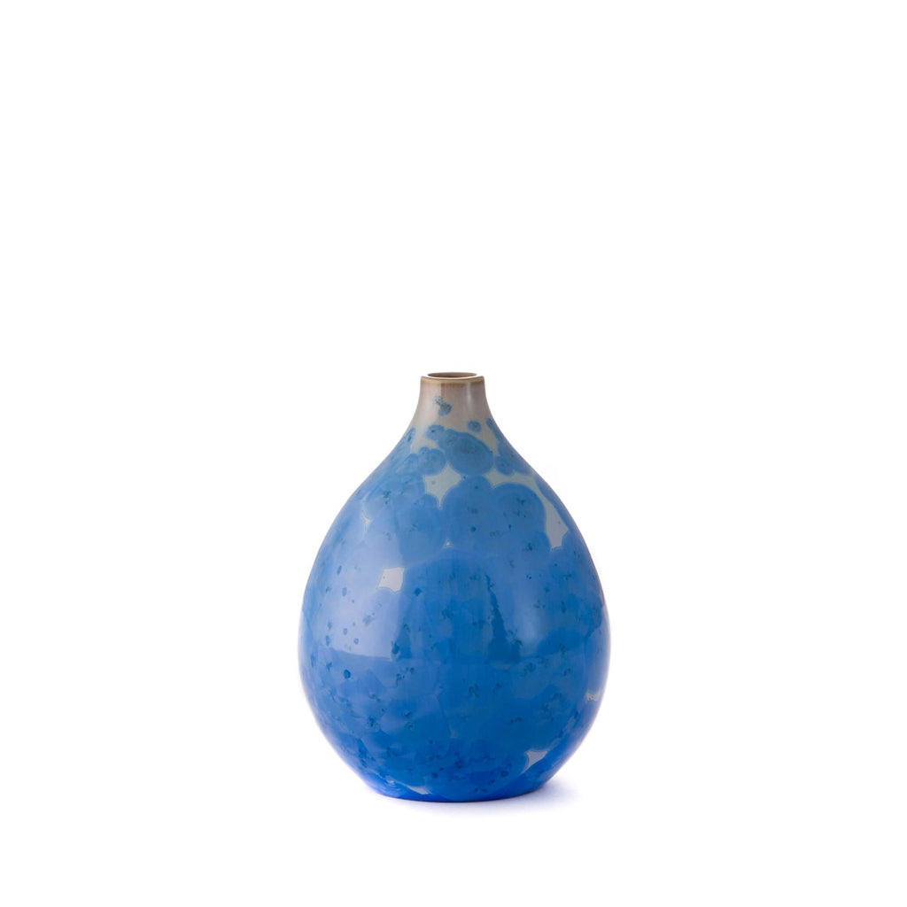 Crystalline Teardrop Vase - S - 2nd - Cobalt view 1