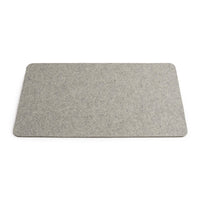 Rectangular Felt Placemat — Grey view 1