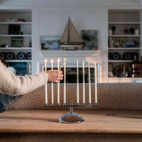 Riverstone Menorah in Gift Box view 4