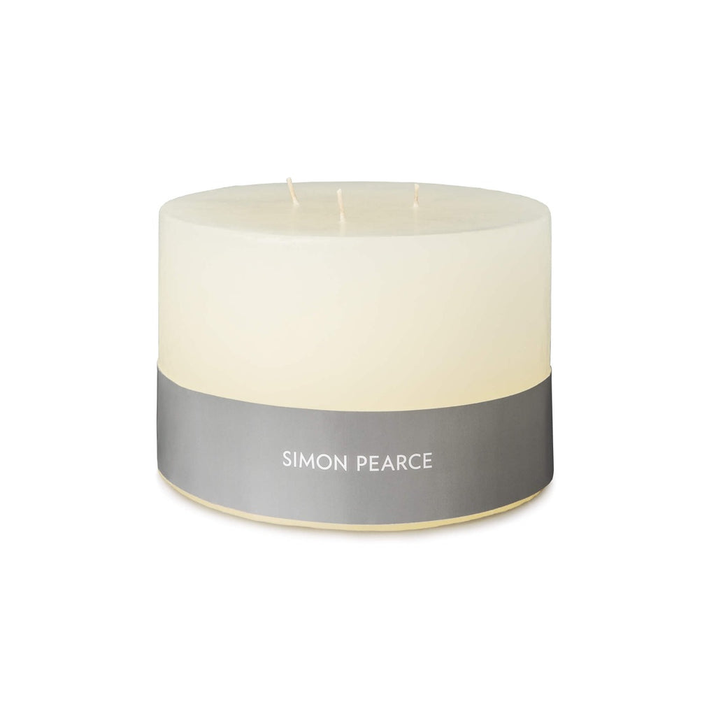 Pillar Candle, 6" x 4" — Ivory Three Wick view 1
