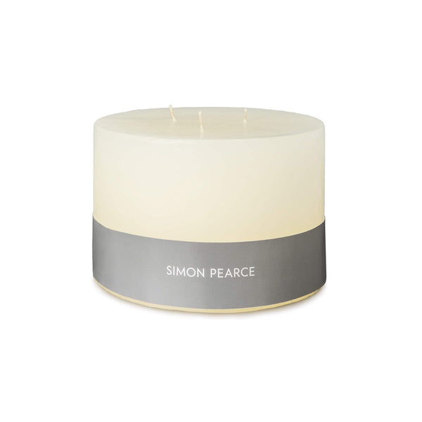 Pillar Candle, 6" x 4" — Ivory Three Wick view 1