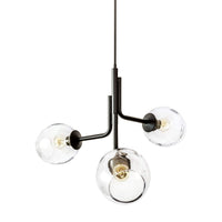Caledonia Chandelier with 3 Globes view 4