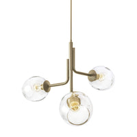 Caledonia Chandelier with 3 Globes view 8
