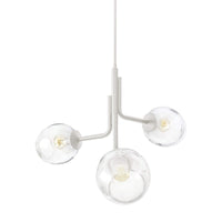 Caledonia Chandelier with 3 Globes view 11