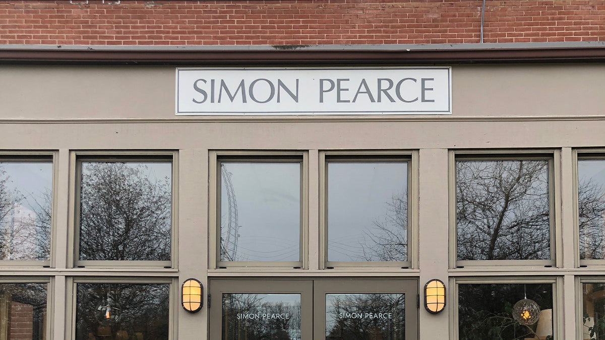 Exterior of the Simon Pearce Factory Store and Glassblowing Workshop in Oakland, Maryland