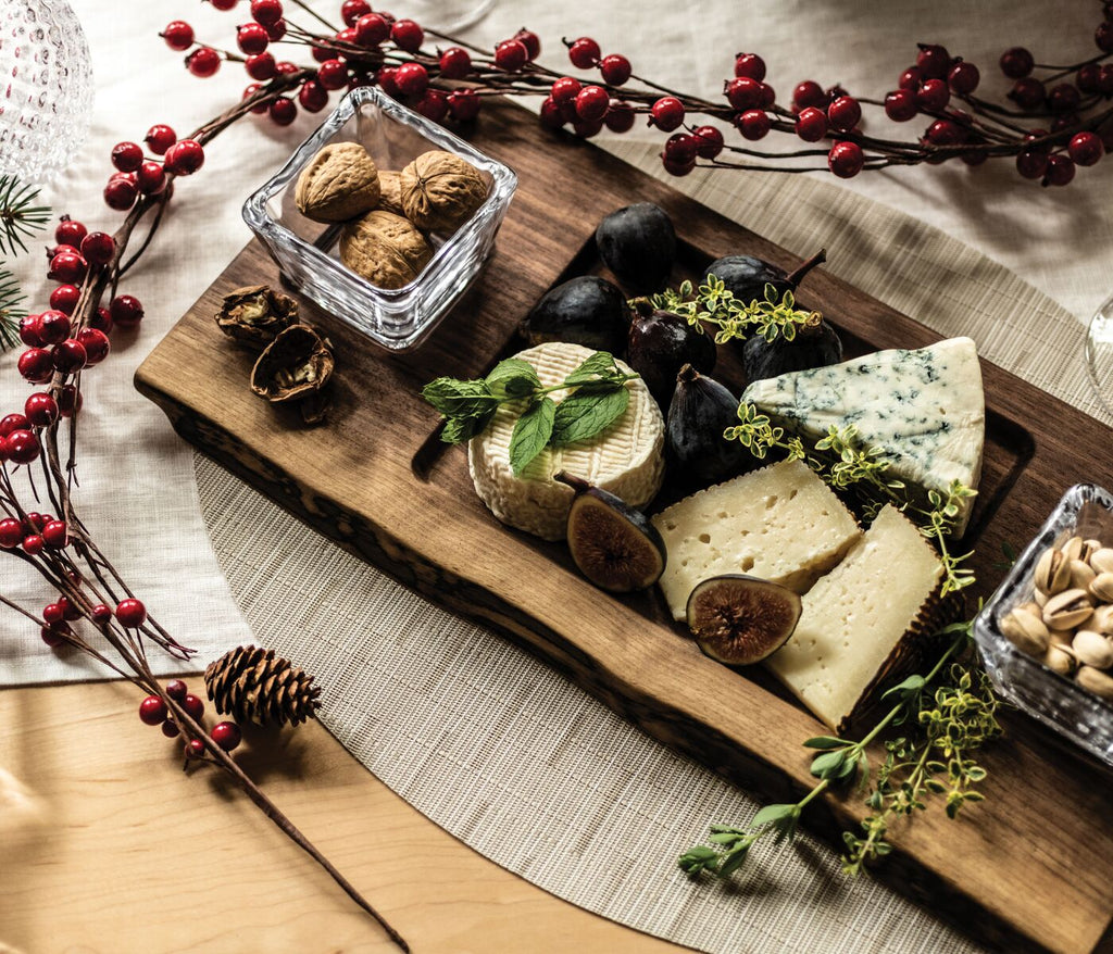 Dunmore Board + Glass Bowl Set — Black Walnut view 3