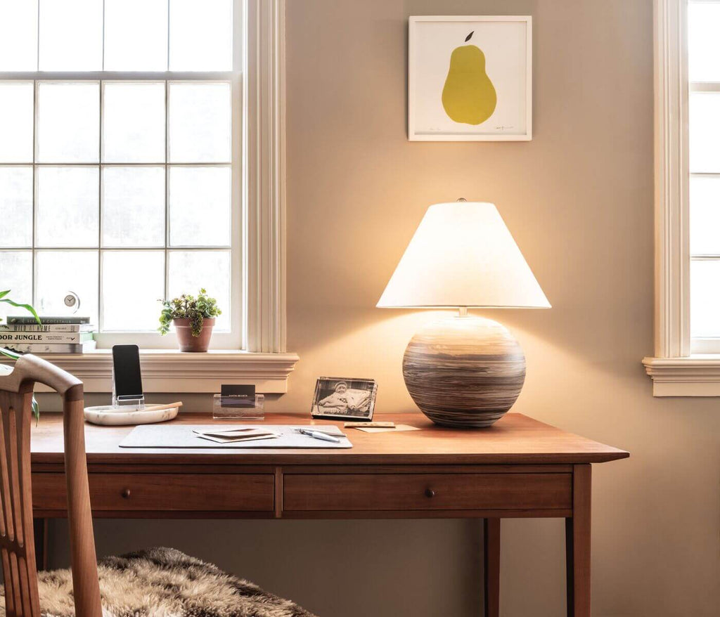 Beachstone Lamp, Round view 4