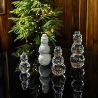 Vermont Pottery Snowman in Gift Box - L view 3
