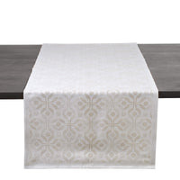 Scandinavian Runner, 60" —  White/Natural view 1