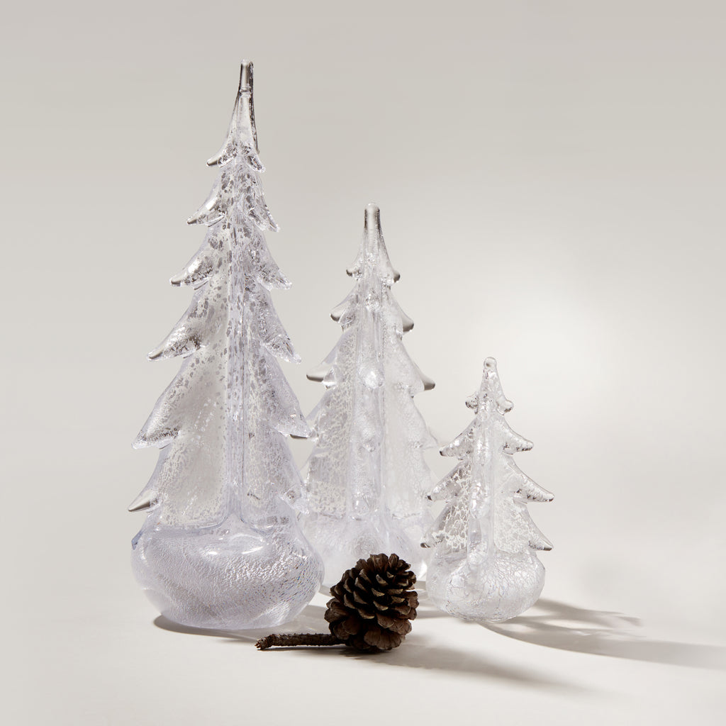 Silver Leaf Evergreen Trio view 2