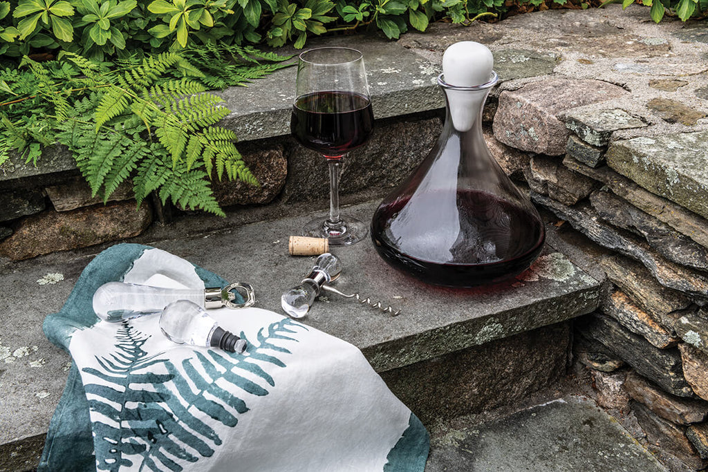 Vintner Wine Decanter with Marble Stopper view 5