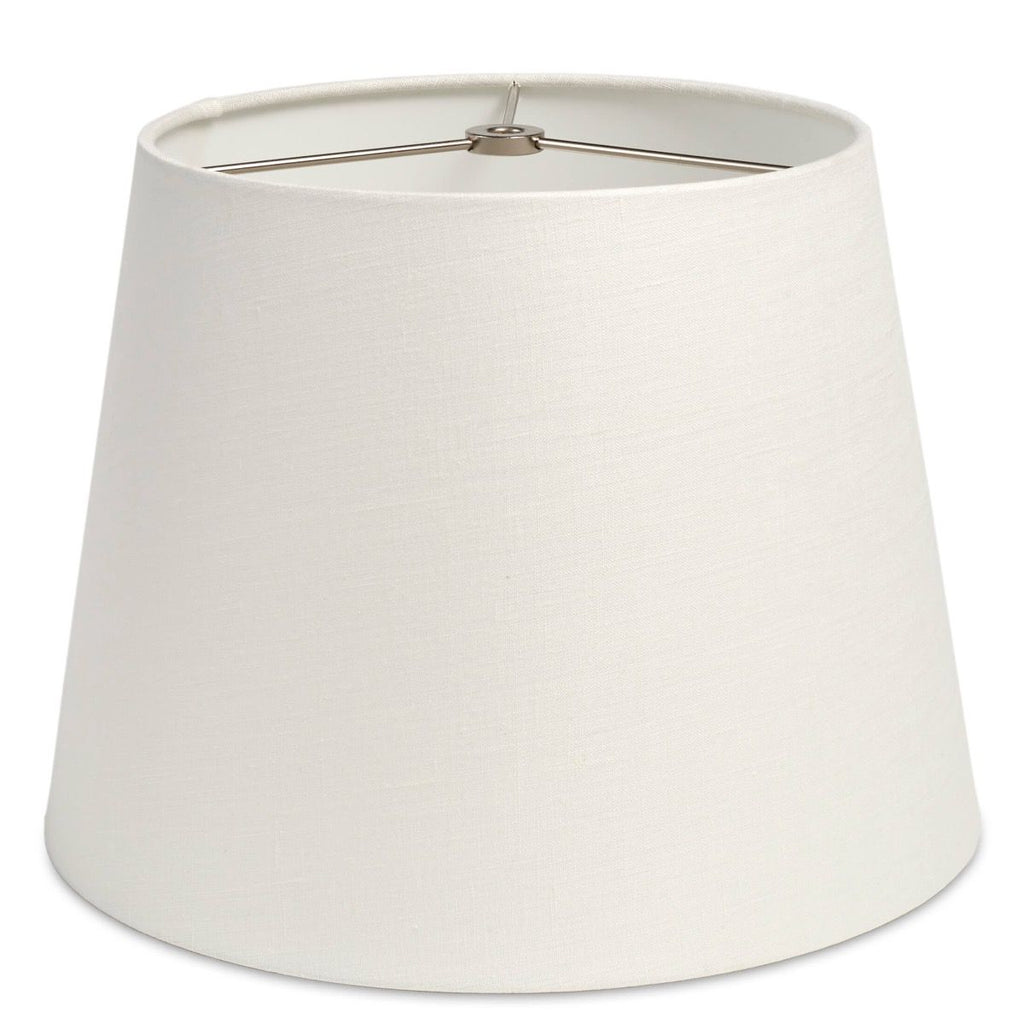 Pembroke Linen Shade, 12" — White